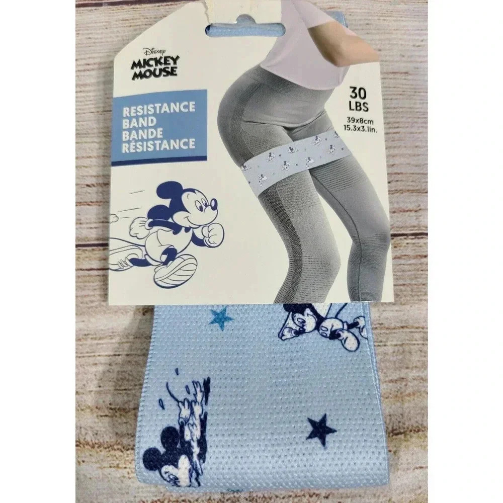 Miniso Sports Disney Mickey Mouse Collection Resistance Band Blue New
